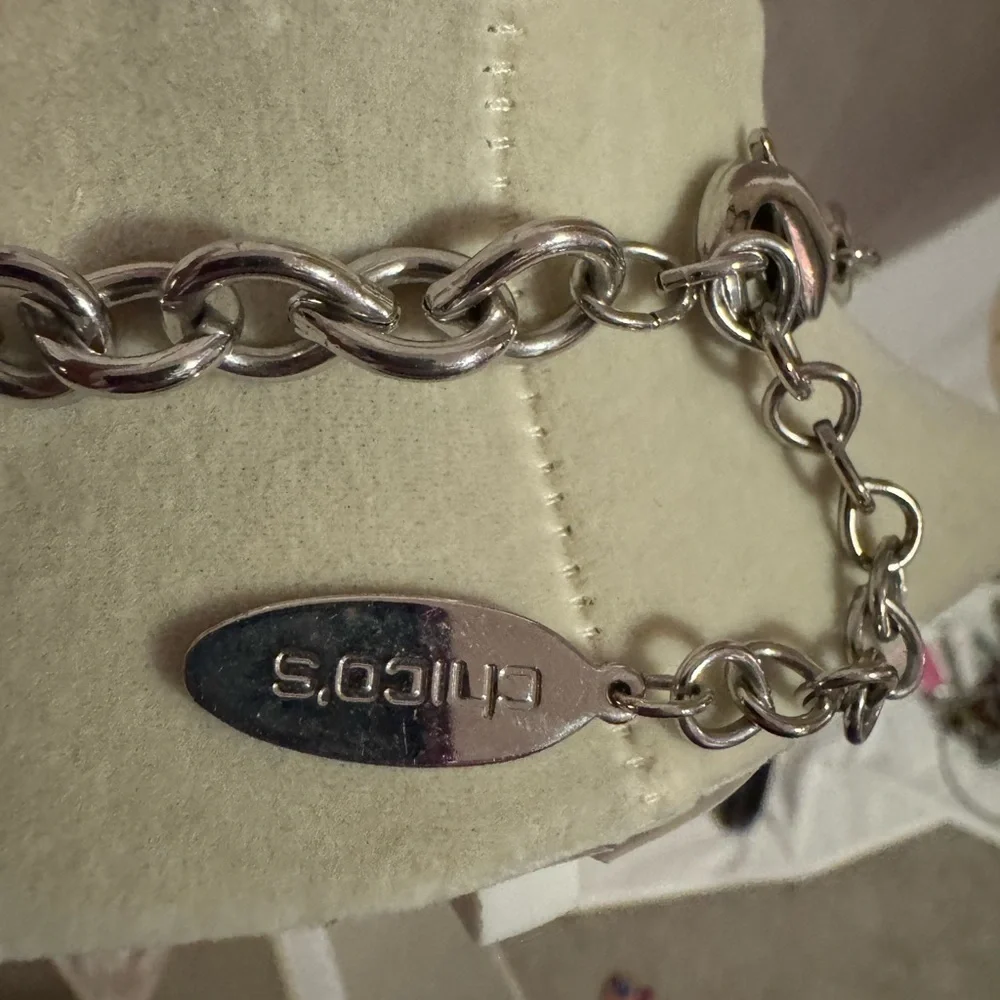 Chicos Silver Statement Necklace